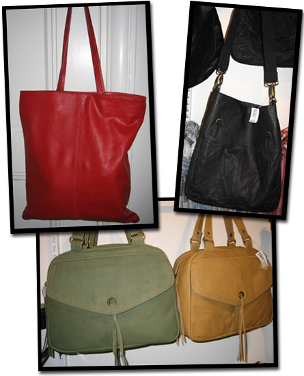 Läderväskor från Indiska