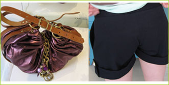 Väska och shorts från Bar O´d mar