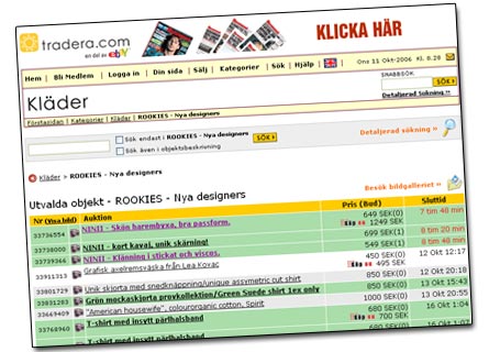 Tradera - ny kategori