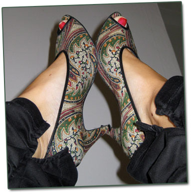 Dammat av mina Acneskor