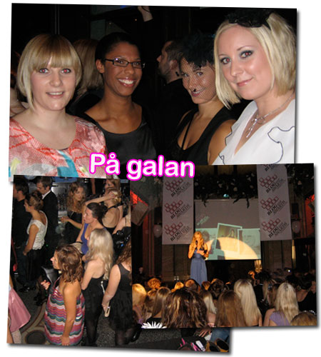 På galan