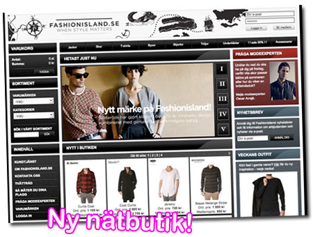 Ny nätbutik: Fashionisland