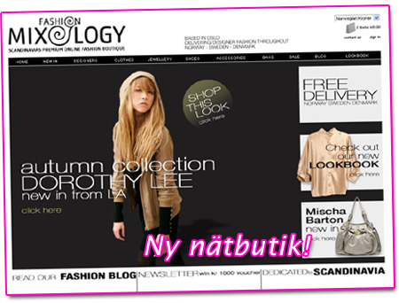 Ny nätbutik: Fashion Mixology