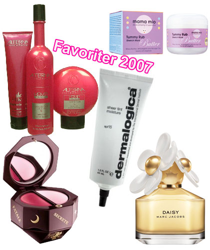 Bästa skönhetsprodukterna 2007