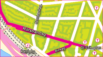 Karta Rörstrandsgatan