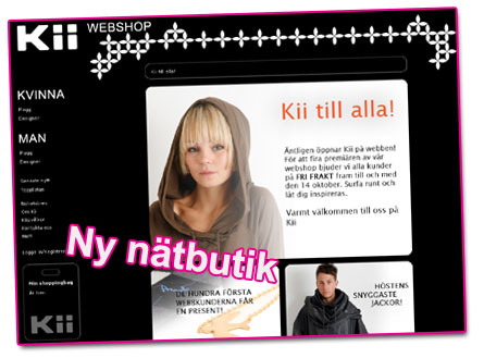 Ny nätbutik: Kii