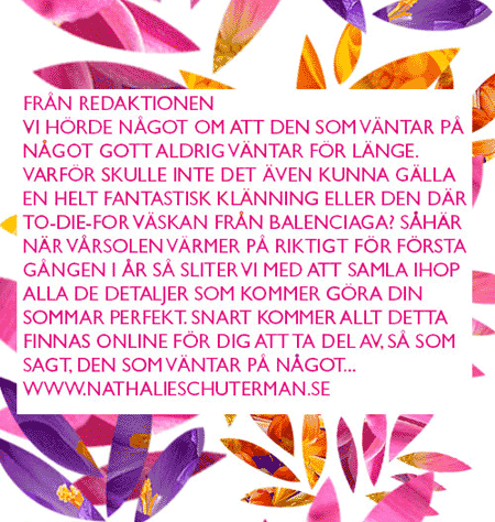 Väntar man på något gott