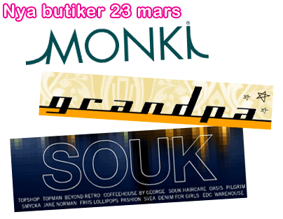 Nya butiker 23 mars