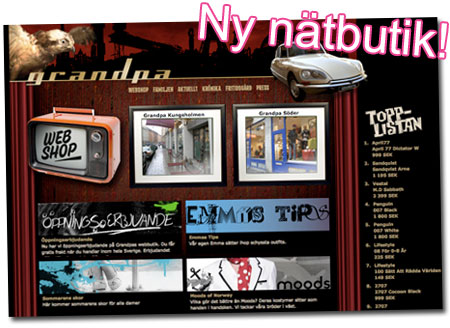 Ny nätbutik: Grandpa