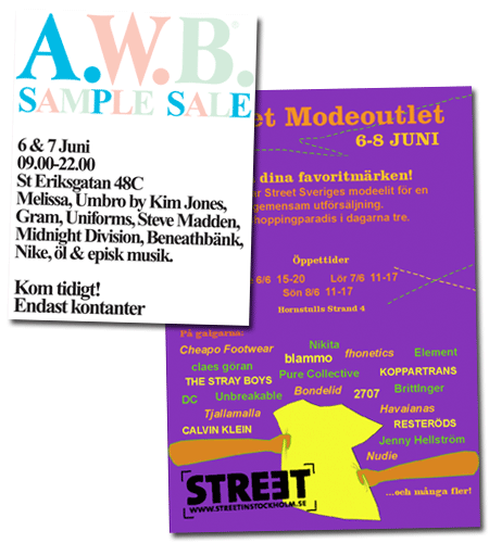 Utförsäljningar i helgen