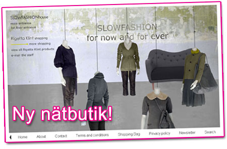 Ny nätbutik: SLOWFASHIONhouse