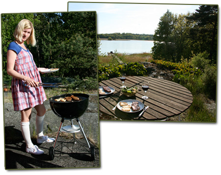 Dagens kläder: Grillpremiär i Trosa
