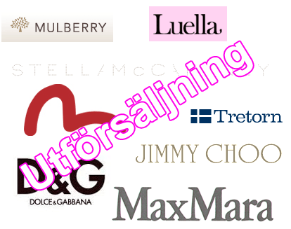 Utförsäljning - Mulberry, Stella, D&G mfl