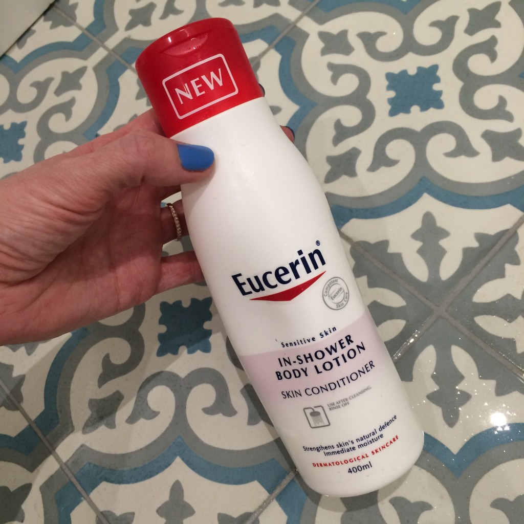 Eucerin in-shower body lotion
